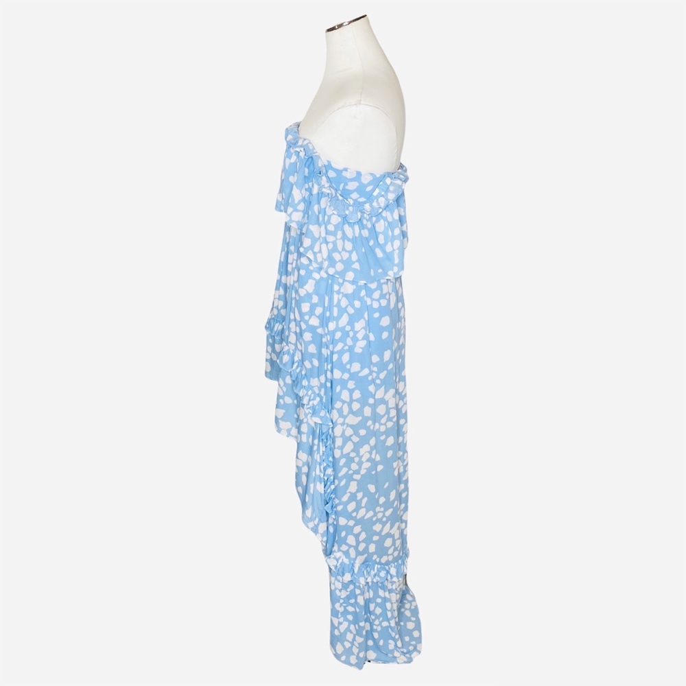 Skylar + Madison Off the Shoulder High Low Maxi Dress - Picture 6 of 10